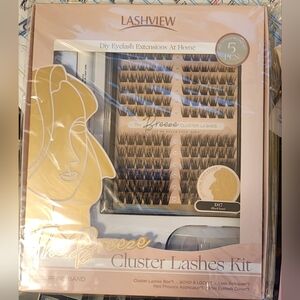 Lashview Breeze Cluster Lashes Kit - Black